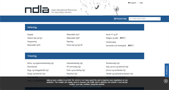 Desktop Screenshot of ndla.no
